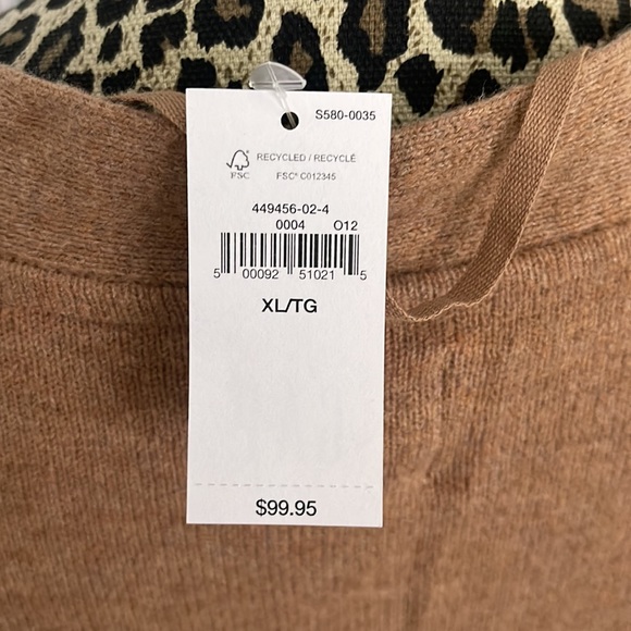 Gap boyfriend cardigan in tan - Picture 3 of 4